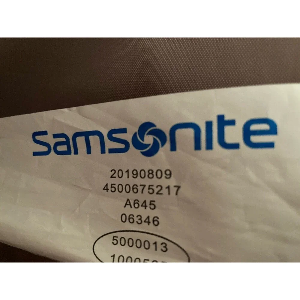 Samsonite Computer Bag Black Gold Zip Good Condition Roomy Waterproof NO STRAP